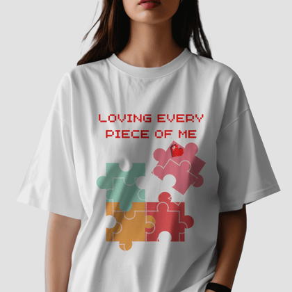 Loving Every Piece of Me-White / XS