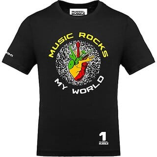 Fastbend Mens Black Printed Cotton Blend Round Neck T-Shirt