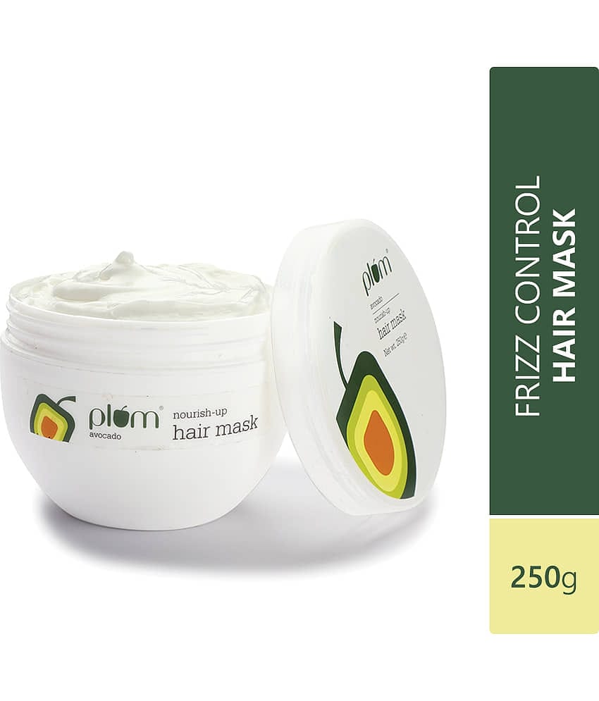 Plum Avocado NourishUp Hair Mask For FrizzFree Hair Contains Avocado Oil Argan Oil Shea Butter Hair Spa Treatment For Smooth Hair 100 Vegan,250 gm