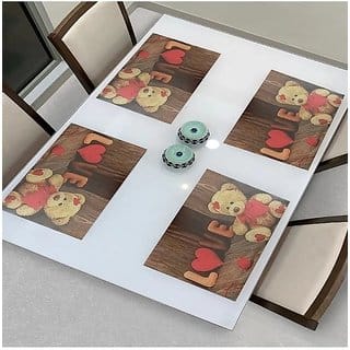 REVAXO placemats set of 6 pcs/ table mat set of 6 pcs/ dining table placemat set of 4pcs/placemat set of 6 pcs