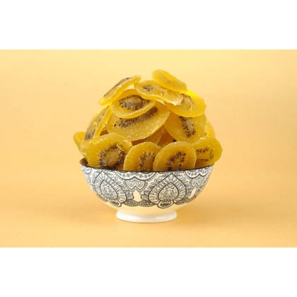 Ajfan Natural Dried Yellow Kiwi Slices | Naturally Dehydrated And Juicy Dry Fruits | Premium, 1 Kg