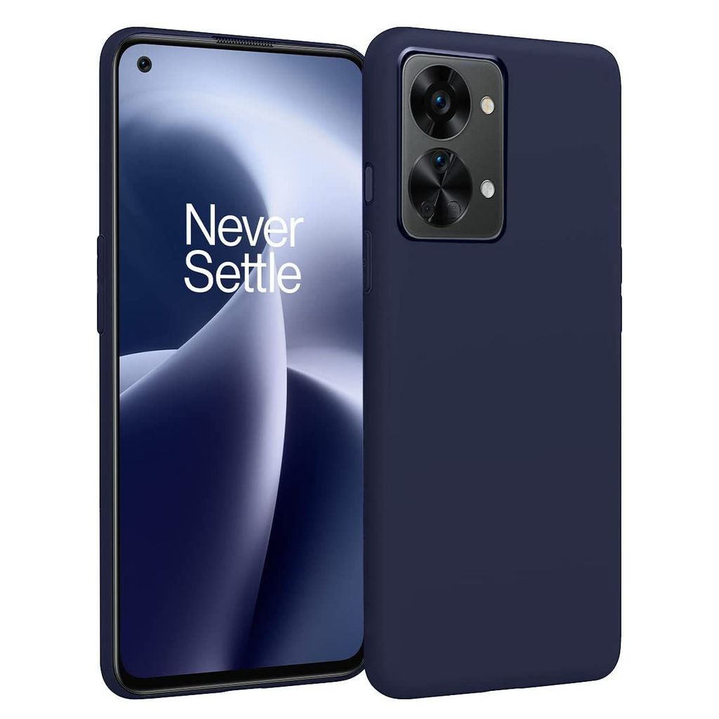 LIRAMARK Liquid Silicone Soft Back Cover Case for OnePlus Nord 2T 5G / 1+Nord 2T 5G