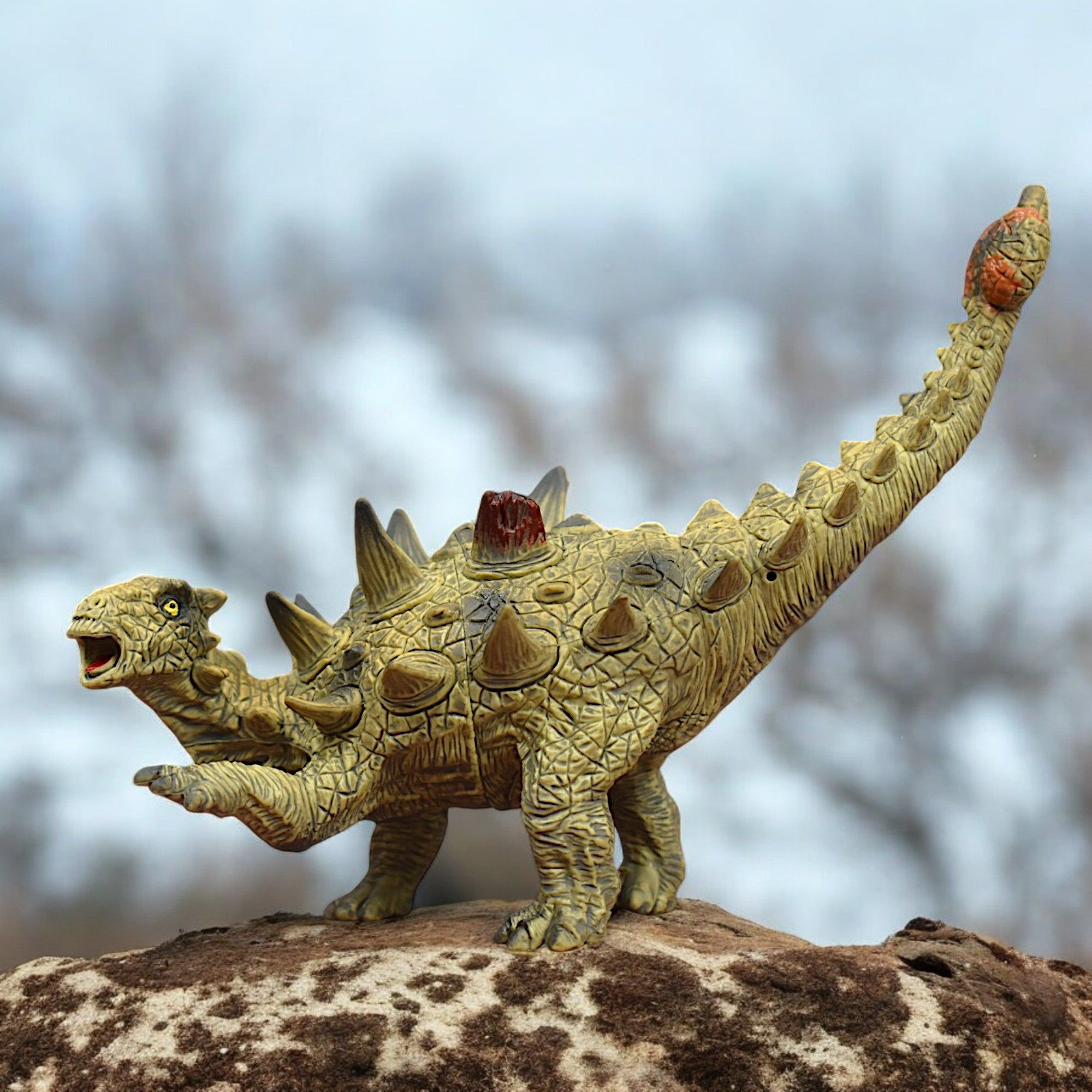 Dinosaur Action Figure - Realistic 10-Inch Ankylosaurus