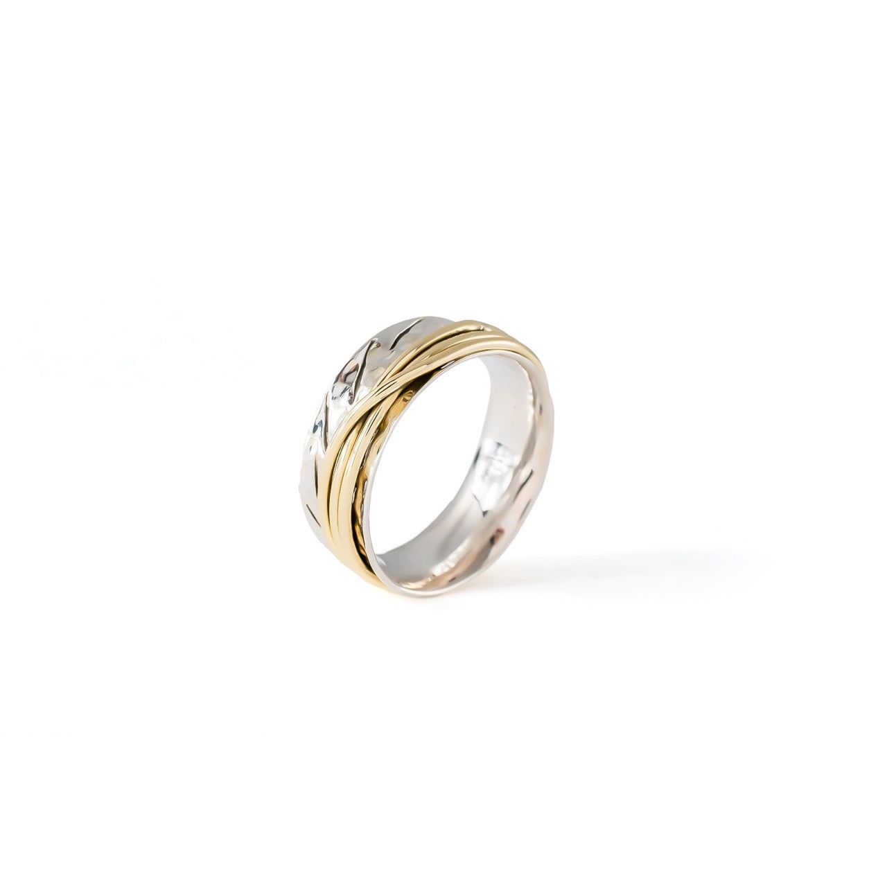Knotted Fluid | 925 Silver Ring for Women & Men-10