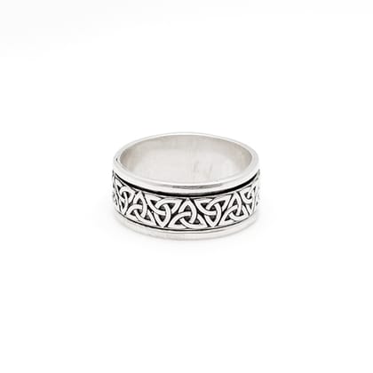 Triquetra fluid | 925 Silver Ring for Women & Men-12