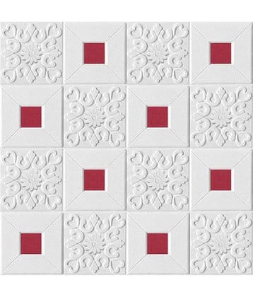 HINGOL Abstract 3D Wallpaper ( 70 X 77 ) cm ( Pack of 1 )