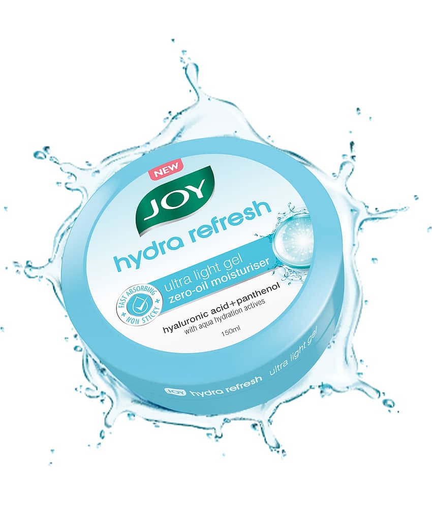 Joy Hydra Refresh Ultra-Light Gel Oil Free Moisturiser for Face & Body 150ml (Pack of 1)