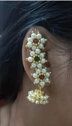 Pearl Ear Cuff Jhumka