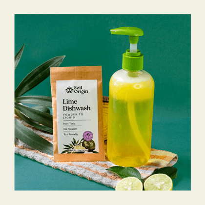 Powder to Liquid Dishwash (Lime)