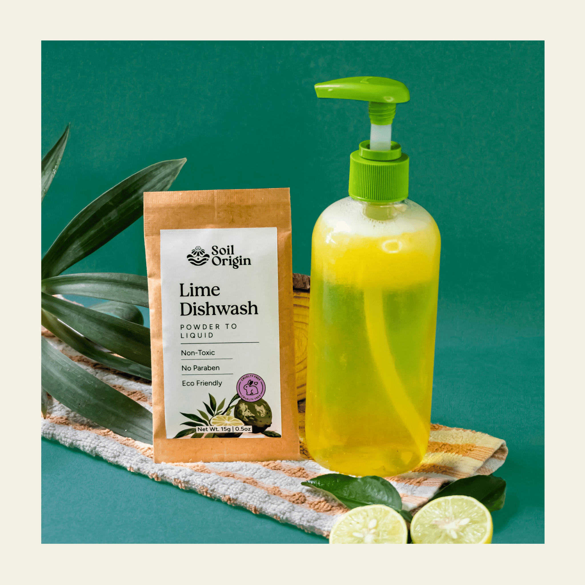 Powder to Liquid Dishwash (Lime)