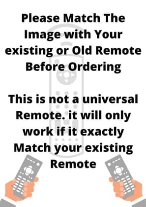 EHOP IT-2581 SUF Home Theater System Remote Control Compatible for INTEX