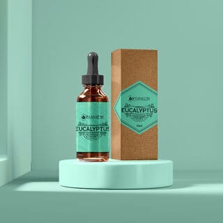 Fragrens Eucalyptus Essential Oil 10ml Pure, Undiluted for Aromatherapy, Massage & Cold Relief