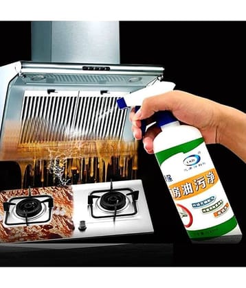 Gatih Kitchen Cleaner Spray Oil & Grease Stain Remover Dishwash Liquid Stove & Chimney Cleaner Spray 450 mL
