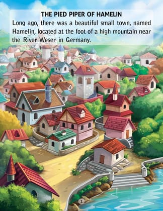 Pied Piper of Hamelin Illustrated Story Book for Children Age 2-6 years, 32 Pages - World Famous Tales Stories [Paperback] Dreamland Publications