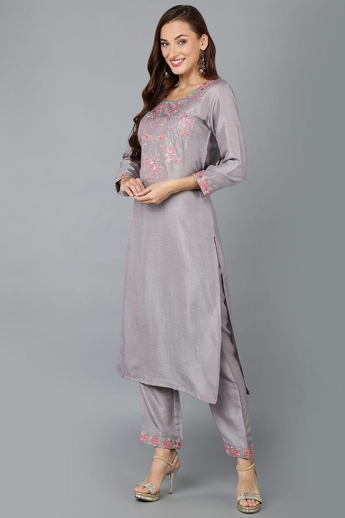 Best Women Steel Silk Blend Straight Kurtas VCK9193 2026 at ShopCircuit | ONDC Best Women Steel Silk Blend Straight Kurtas VCK9193 2026 at ShopCircuit | ONDC
