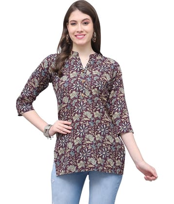 Cotton Blend Short Kurti For Women (Pack of 1)