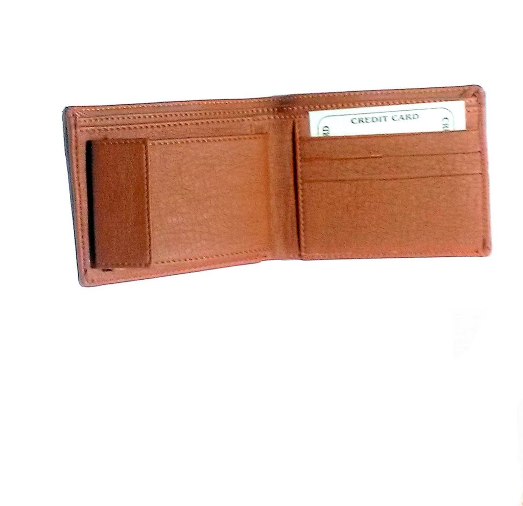 Nawani D.7 Men Brown Leather Wallet (6 Card Slots),Size-11/9 cm - Handbags | Buy online on ZillyBuy