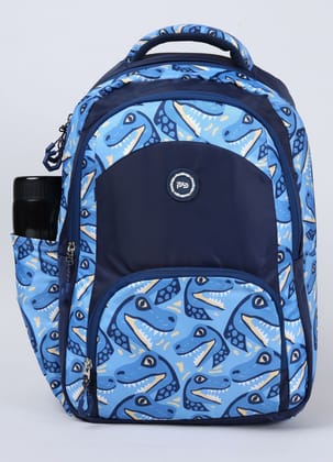 PB Pearlbags LARSEN 21L Printed Casual Backpack,3 Compartment,Premium Fabric,Water Resistant Anti Theft,School & College Bag for Boys and Girls,Office & Travel Bag for Men and Women,46X31X15 Cms
