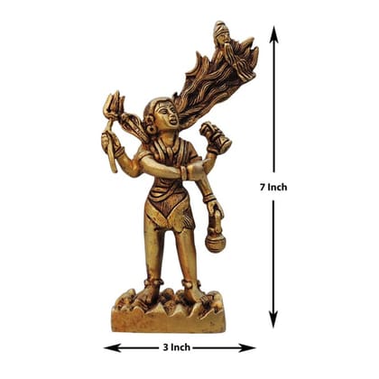 Brass Shiv Ji Idol Statue - Religious Decorative Murti, Height : 7 Inch (BSMAS1531 E)