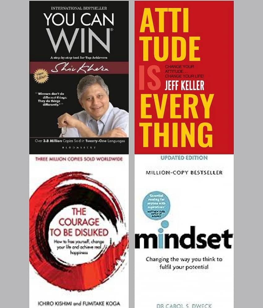 You Can Win + Attitude Is Everything + The Courage To Be Disliked + Mindset
