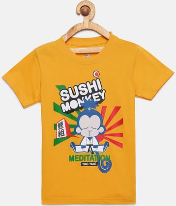 Dongli Pack of 1 Boys Cotton T-Shirt ( Multi Color )