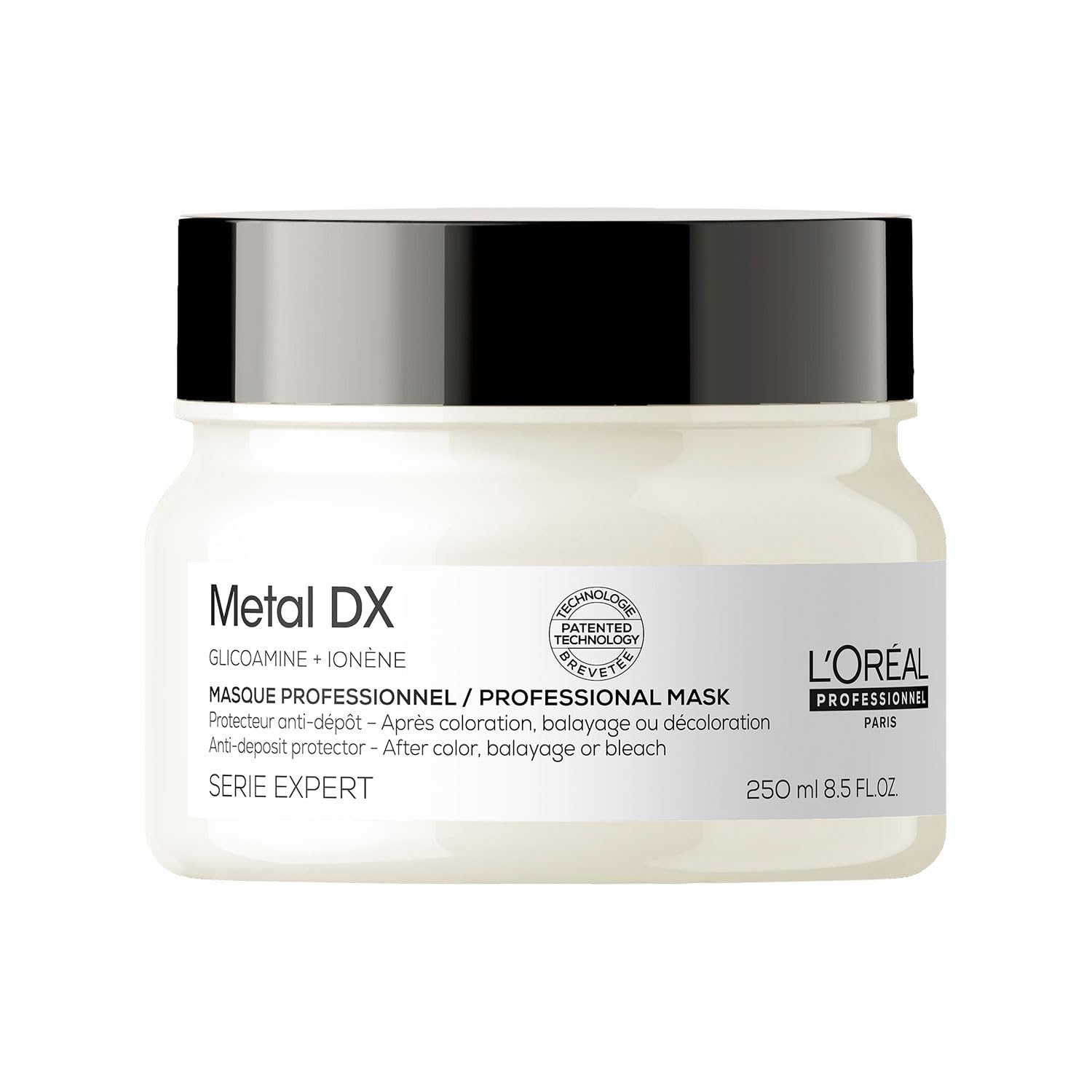 LOreal Professionnel Metal DX Hair Mask, 250gm | Anti-Deposit Protector Hair Mask | Hair Mask for Dry & Frizzy Hair