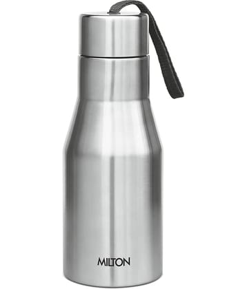 Milton Super 500 Silver Stainless Steel Water Bottle 475 mL ( Set of 1 )