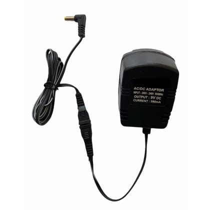 9V 500mA Power Adapter, Power Supply AC Input 200 240 V and Output 9V 500mA for Set Top Box-DTH Box, CCTV System, Router, Other Electronics and IT Gadgets with DC Pin (Black)