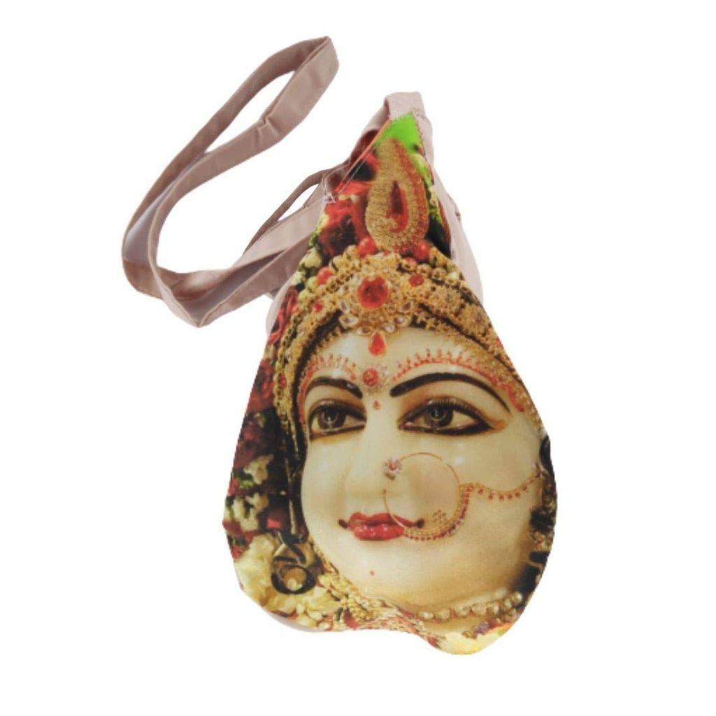 MAYAPURI Radha Rani Printed Japa Mala Bag/Gomukhi Bag/Chanting Bag with Zip Pocket (Pack of 1) - Pooja Needs | Buy online on ZillyBuy