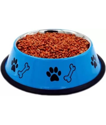 Gau Sudh - Stainless Steel Dog Food Pink Bowl 1.5 L