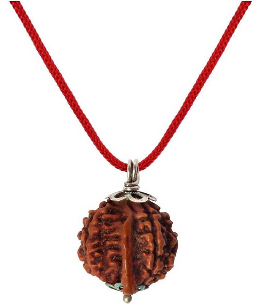 Astrodidi Nepali Ganesh Rudraksha With Silver Pendant With Lab Certificate