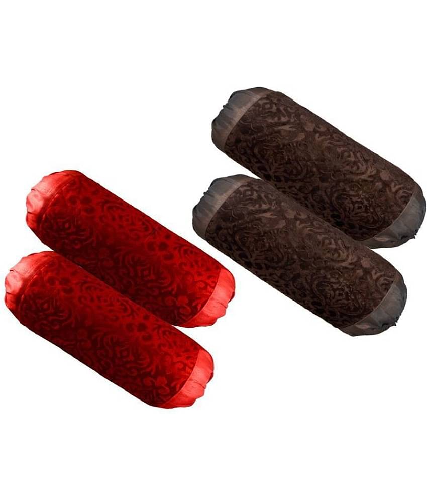 Belive-Me Set of 4 Velvet Bolster Covers