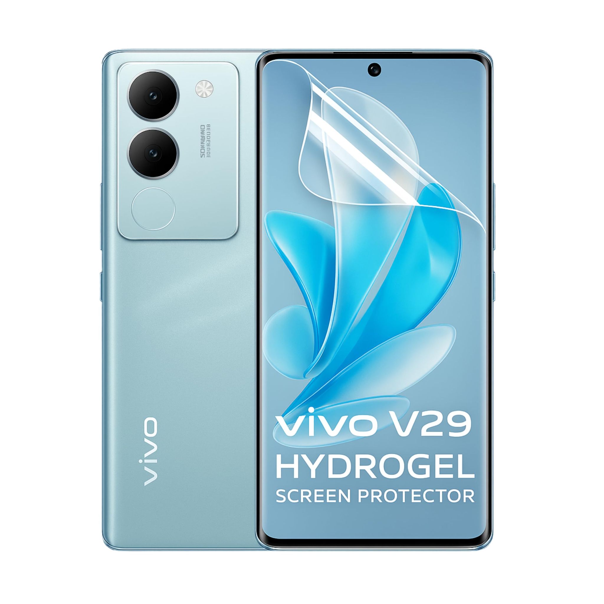 SKINOVITA Vivo Front Glossy Screen Protector | Crystal Clear HD Protection with Smooth Touch & Full Screen Coverage