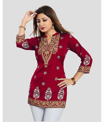 Crepe Short Kurti For Women (Pack of 1)