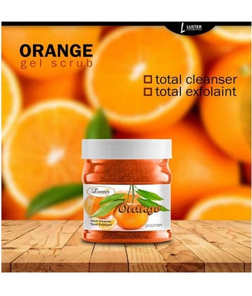 Luster Orange Exfoliating Oil Control Face & Body Gel Facial Scrub 500 ml