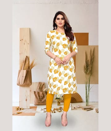 KETAKI FASHION Pack of 1 Crepe Printed Straight Women's Kurti - ( Multicolor )