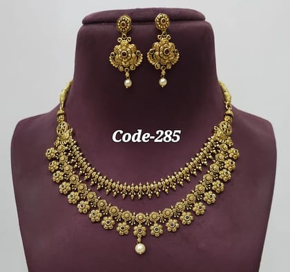 Gold Plated Vimala Jewelry Set