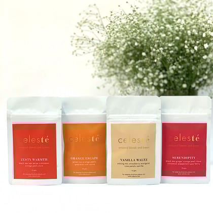 Fruity Tea Selection (Pack of 4)-40 GRAMS (AVG. 16 CUPS)
