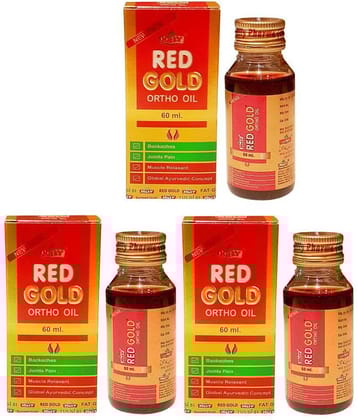 Jolly Pharma Ortho Oil For Joint Pain And BackPain - Pain Relief Oil - Oil For Pain Relief Pack of 3