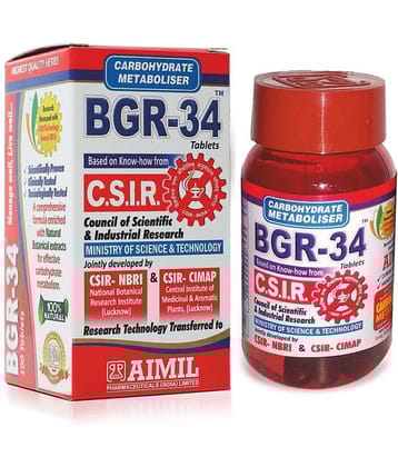 Ayurveda Cure Bgr 34 Tablets 4 X 100 No. of Tablets