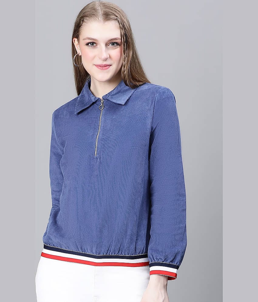 Oxolloxo - cotton Blue Bomber Jackets Pack of 1