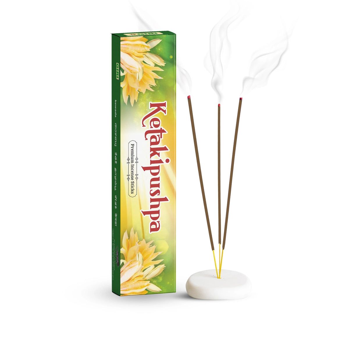 Giri Ketakipushpa Premium Incense Sticks - 45 Sticks | Agarbathi  | Agarbatti for Pooja