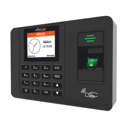Realtime C101+ (with access control) 12V Power Biometrics Attendance Time & Attendance (Fingerprint)-  Black
