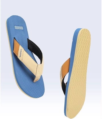 CHUPPS Blue Men's Slide Flip Flop