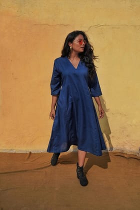 Plus Size Mid Length Cotton Dress Plus Size Mid Length Cotton Dress