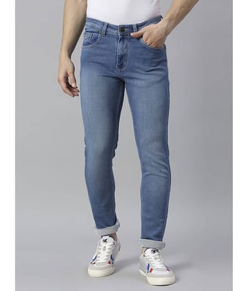 HJ HASASI - Blue Denim Regular Fit Men's Jeans ( Pack of 1 )