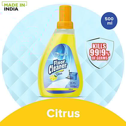 BB Home Disinfectant Floor Surface Cleaner Liquid - Citrus Lemon, 500 ml