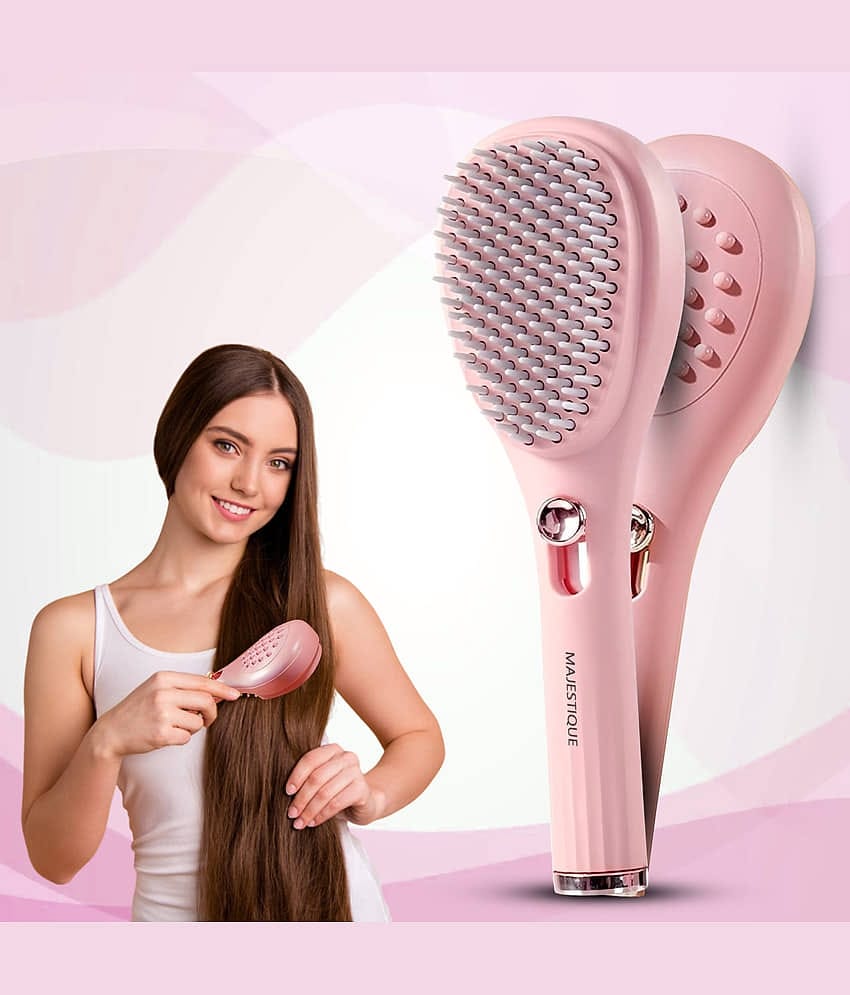 MAJESTIQUE Flat Brush For All Hair Types ( Pack of 1 )