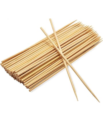 PRANSUNITA Wood Hardest Balboa Bamboo Skewers/Kabab/Burger/Barbecue Sticks ( Pack of 1 )
