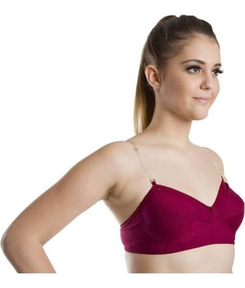 TCG Cotton Non Padded Women's Strapless Bra ( Maroon )